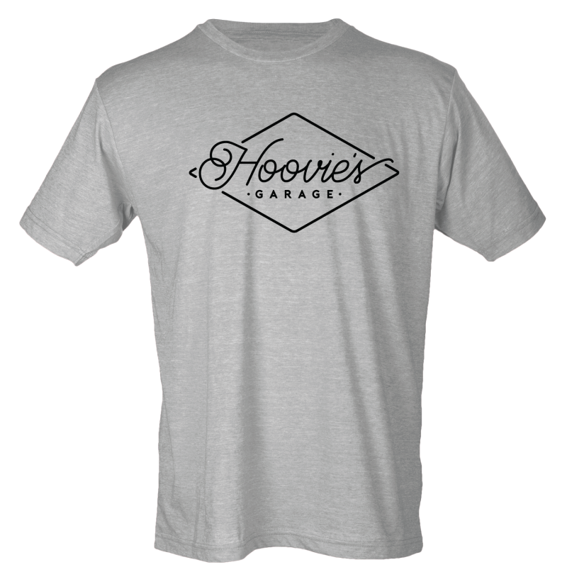 Hoovie's Garage Diamond Logo - Black on Heather