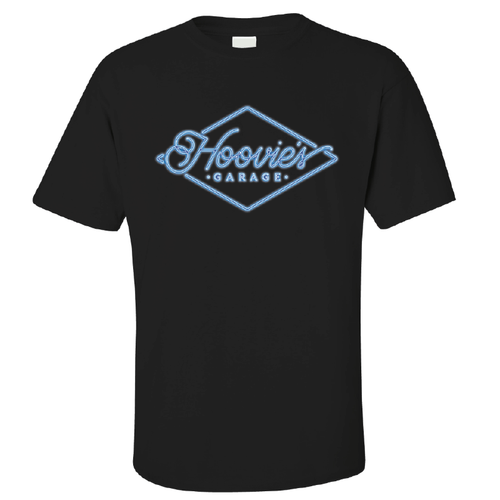 Hoovie's Garage Diamond Logo - Electric Blue